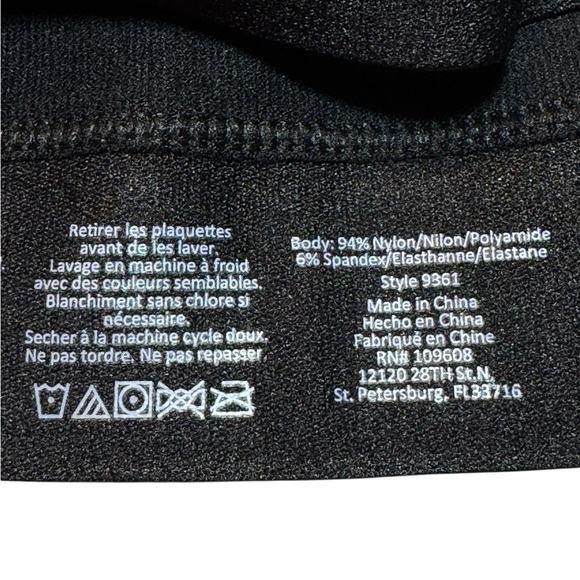 Rhonda Shear Black Seamless Comfort Bra - Picture 5 of 5